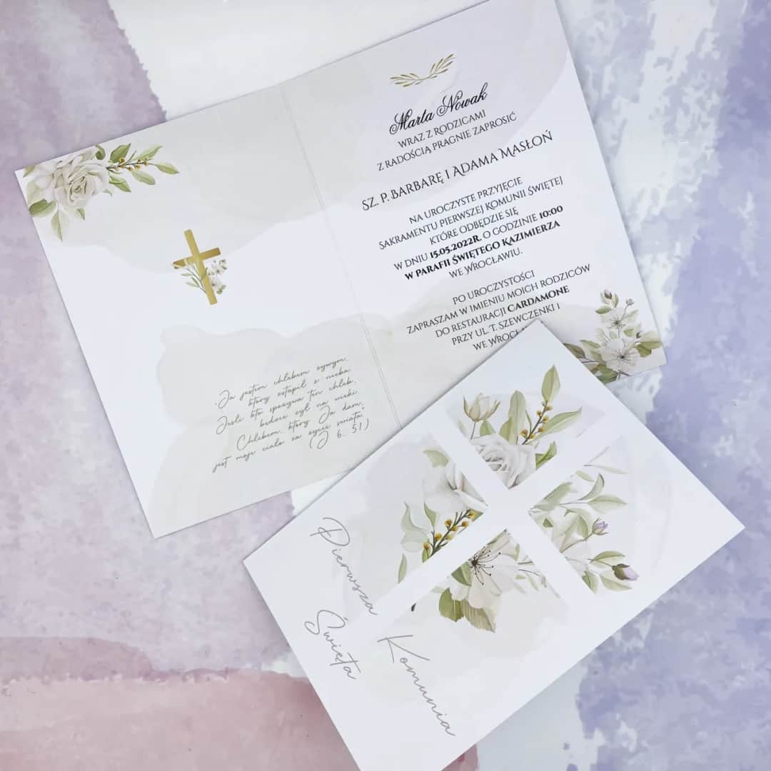 Jak zrobić zaproszenie na komunię - proste kroki i inspiracje